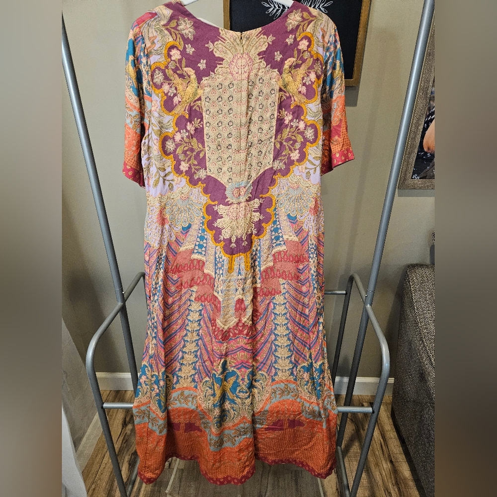 Soft Surroundings Parasol Siva Magenta Maxi Dress Multicolor Women Size Medium - Picture 4 of 6